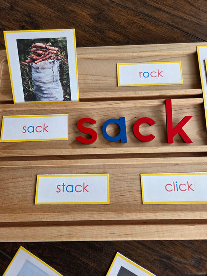 Modern Montessori Reading SOR ck picture to word match (literacy)