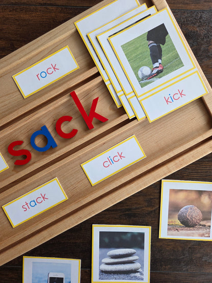 Modern Montessori Reading SOR ck picture to word match (literacy)