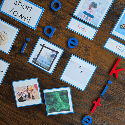 Modern Montessori Reading SOR Silent E Picture to Word Match  (literacy) (Subscription)