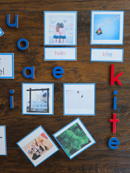 Modern Montessori Reading SOR Silent E Picture to Word Match  (literacy) (Subscription)