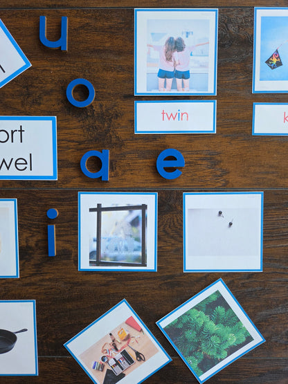 Modern Montessori Reading SOR Silent E Picture to Word Match  (literacy) (Subscription)