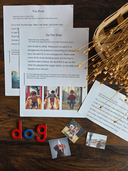 Montessori Writing & Language Bundle (Ages 5–9) – Develop Grammar, Sentence Building & Independent Writing Skills
