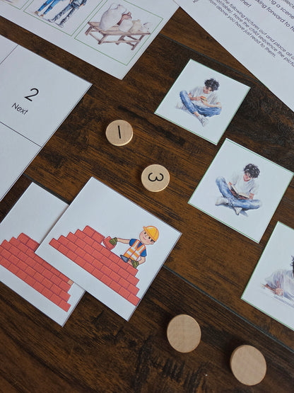Montessori Writing & Language Bundle (Ages 5–9) – Develop Grammar, Sentence Building & Independent Writing Skills