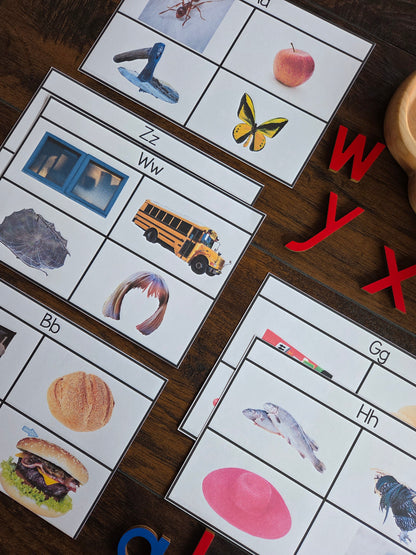 Modern Montessori Reading: Odd One Out initial sound isolation does not belong (literacy)