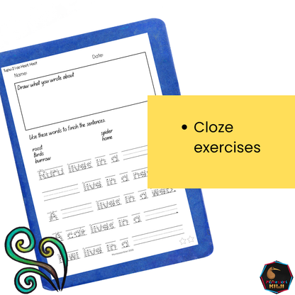Tupu 2 Writing Prompts and Handwriting Worksheets | Ready to Read Phonics Plus