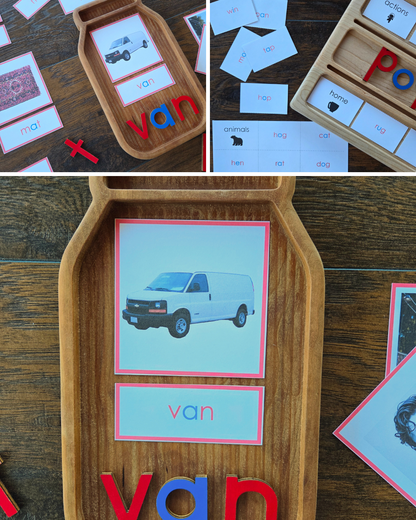 Modern Montessori Science of Reading Bundle , Modern Learn to Read Bundle for home and school (For ages 4-8)