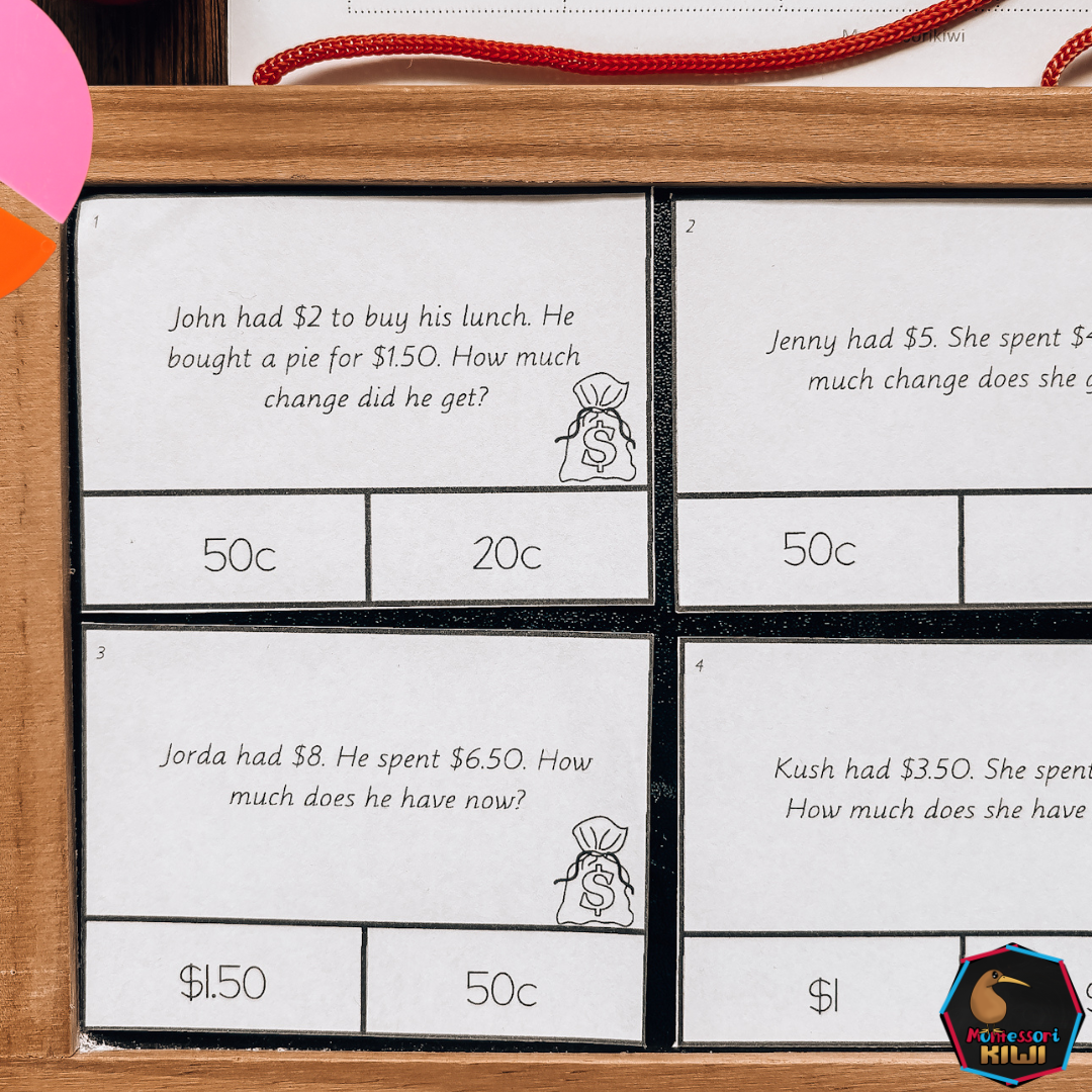 New Zealand Money Bundle Phase 2 | Montessori Financial Literacy Activities