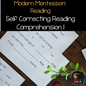 Modern Montessori Reading SOR simple reading comprehension fill in gaps  (literacy)
