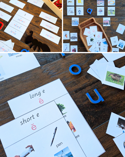 Modern Montessori Science of Reading Bundle , Modern Learn to Read Bundle for home and school (For ages 4-8)