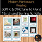 Soft C and Soft G Phonics Matching Cards Science of Reading