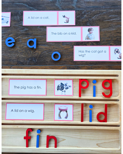Modern Montessori Science of Reading Bundle , Modern Learn to Read Bundle for home and school (For ages 4-8)