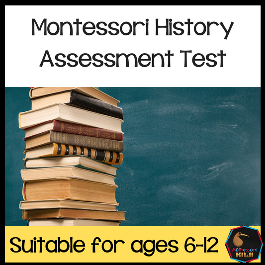 Montessori History Test for assessment - subscription - montessorikiwi