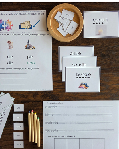 Modern Montessori Science of Reading Bundle , Modern Learn to Read Bundle for home and school (For ages 4-8)