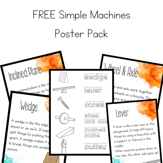 simple machines poster pack (SUBSCRIBER EXCLUSIVE) (subscription)