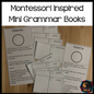 Montessori Inspired Mini Grammar Books  (literacy) - subscription - montessorikiwi