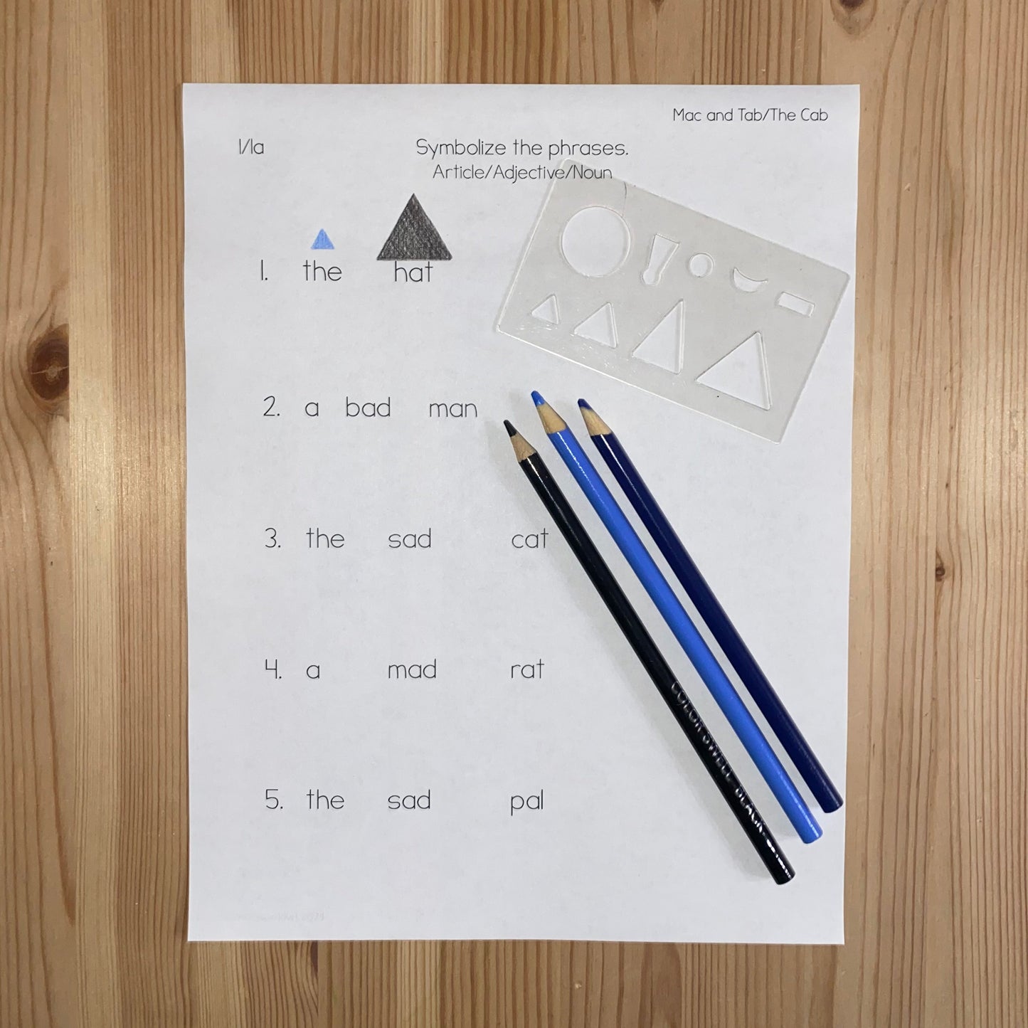 Montessori Phonetic Grammar - Proficiency Sentences Set 1  (literacy) subscription - montessorikiwi