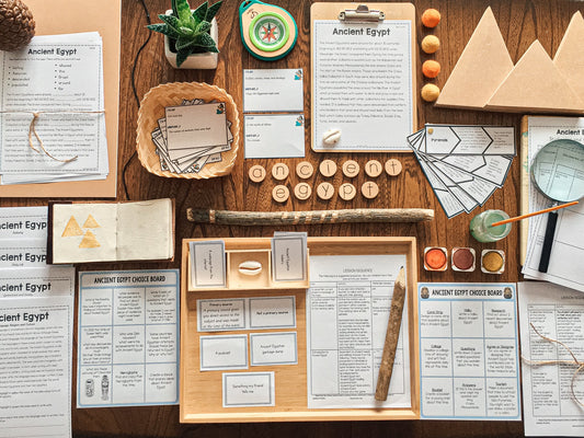 Ancient Egypt Civilization work - subscription - montessorikiwi