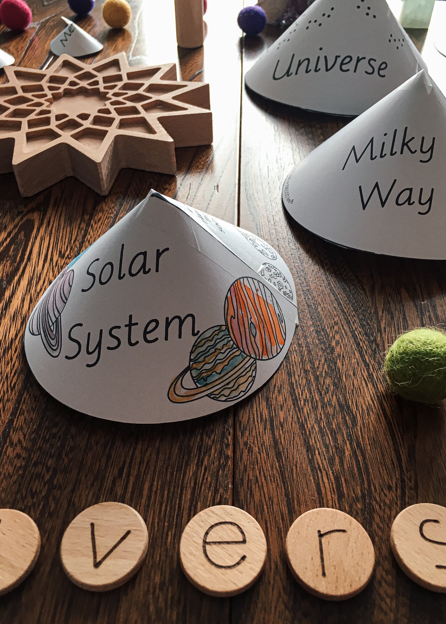 My Cosmic Address - Me on the Map - Cosmic Nesting Dolls (cosmic) - subscription - montessorikiwi