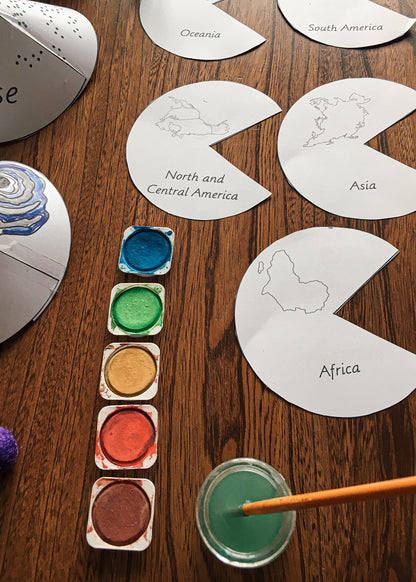 My Cosmic Address - Me on the Map - Cosmic Nesting Dolls (cosmic) - subscription - montessorikiwi
