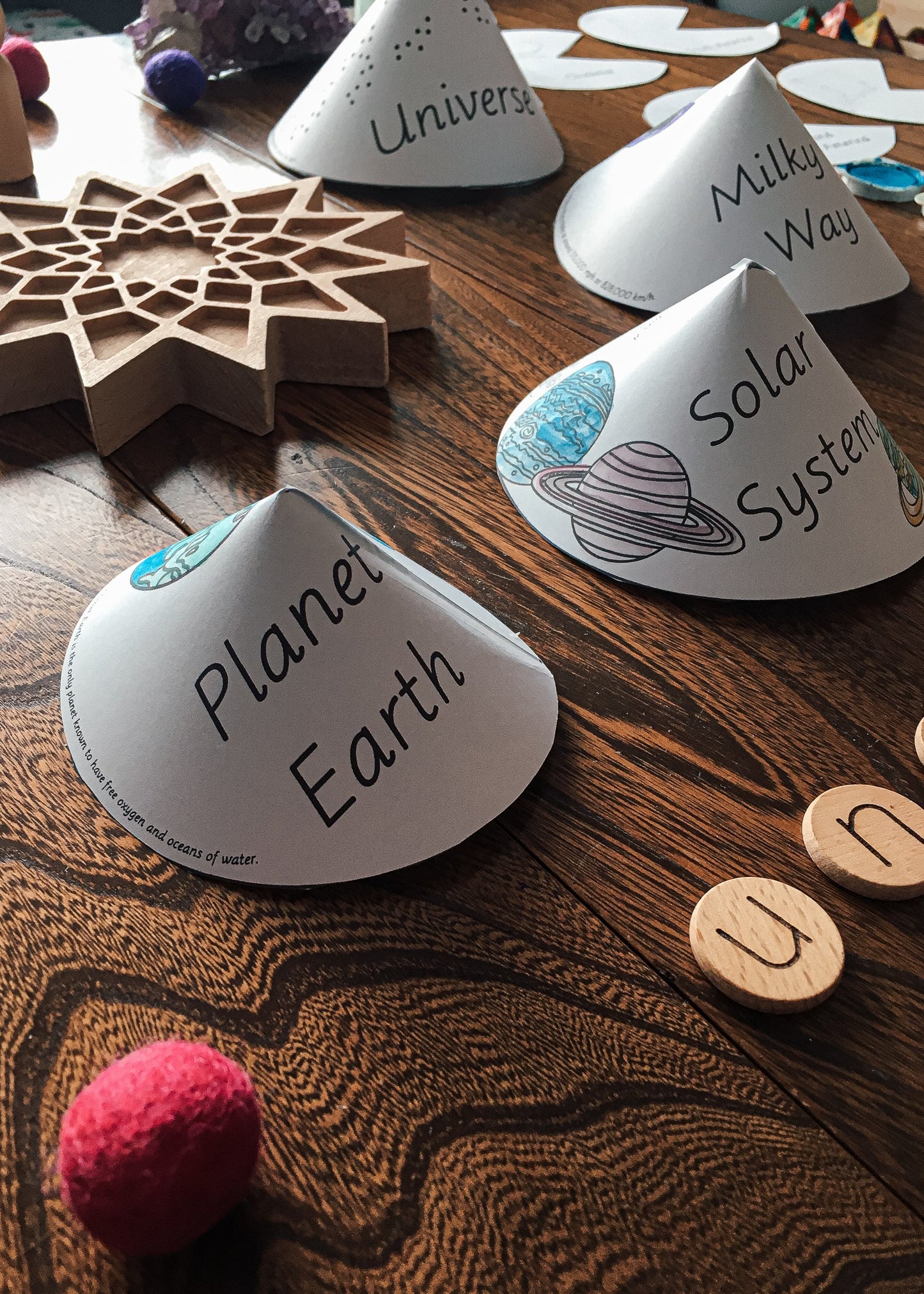 My Cosmic Address - Me on the Map - Cosmic Nesting Dolls (cosmic) - subscription - montessorikiwi
