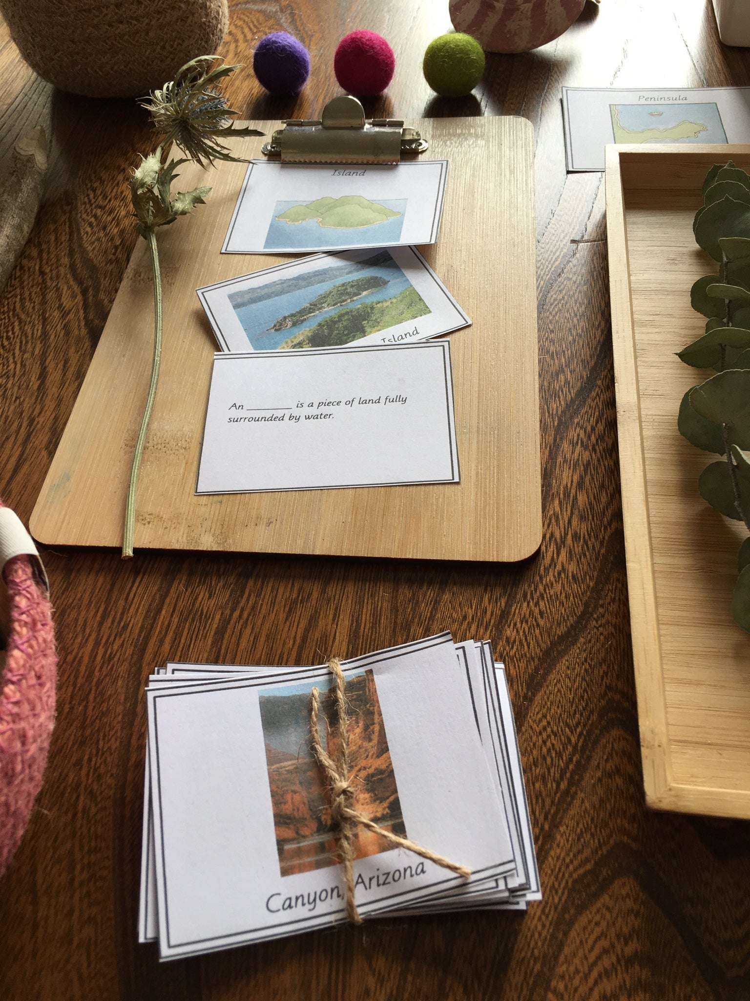 Landform Sorting (Montessori Inspired) - subscription - montessorikiwi