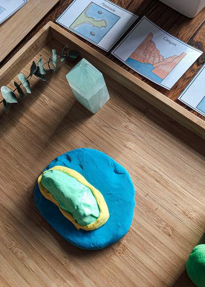 Landform Sorting (Montessori Inspired) - subscription - montessorikiwi