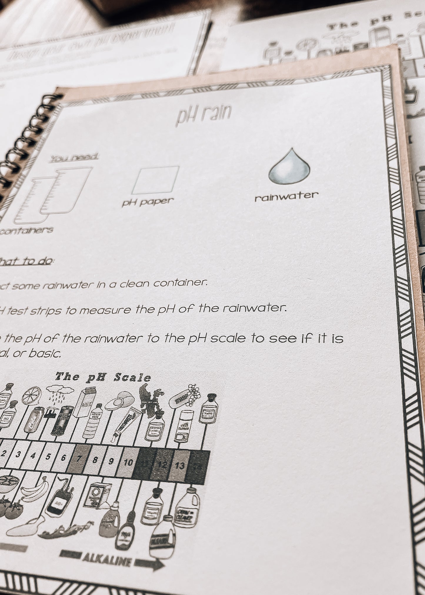 Acids and Bases pH introduction for Montessori (science)