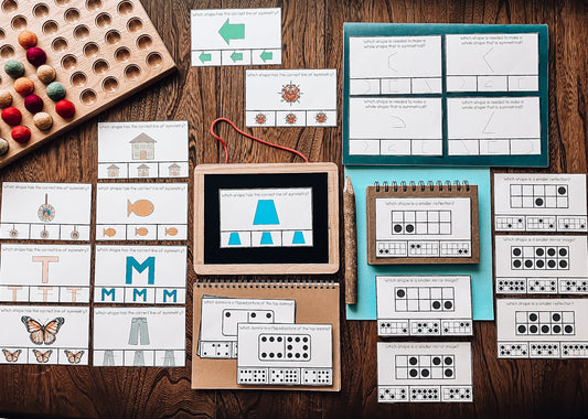 Symmetry and Mirror Reflection Clip and Flip Cards (Math)