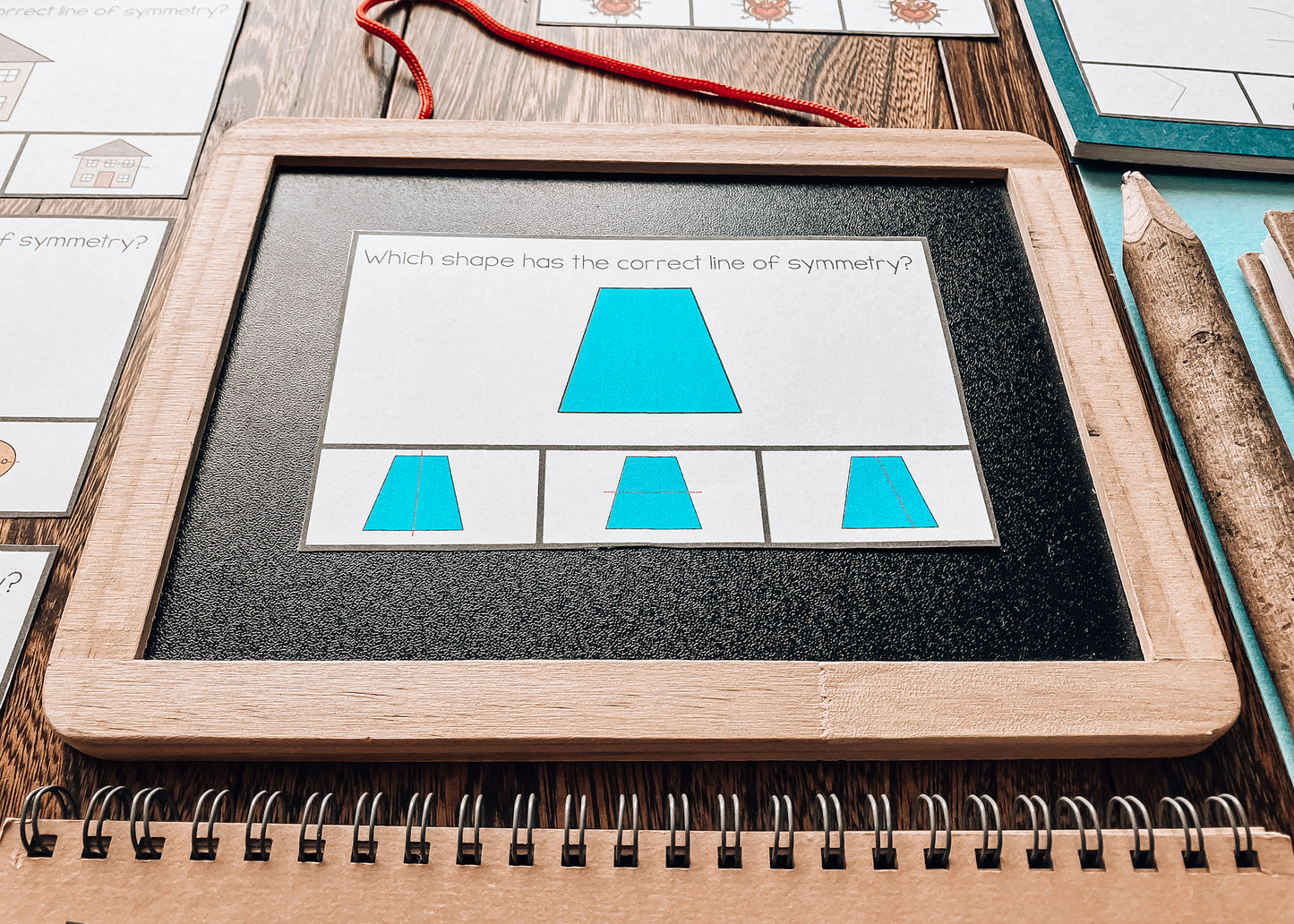 Symmetry and Mirror Reflection Clip and Flip Cards (Math)