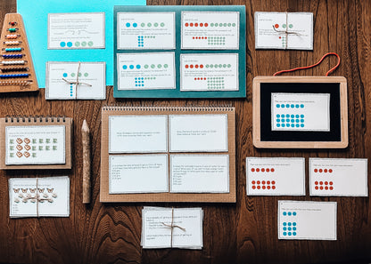 Montessori Ratios & Proportions Task Cards | Self-Correcting Upper Elementary Math (Math)