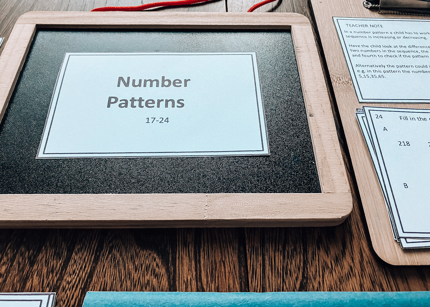 Patterns and Rules Task Cards (math)