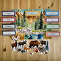Montessori Miniature Environment: Temperate Forest  (literacy) - subscription - montessorikiwi