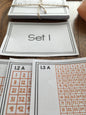 Montessori math: hundreds board task cards SET 1 - subscription - montessorikiwi