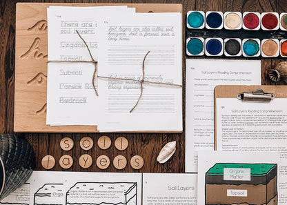 Montessori Soil Layers Unit (Ages 6–9) – Hands-On Earth Science Activity for Deep Understanding