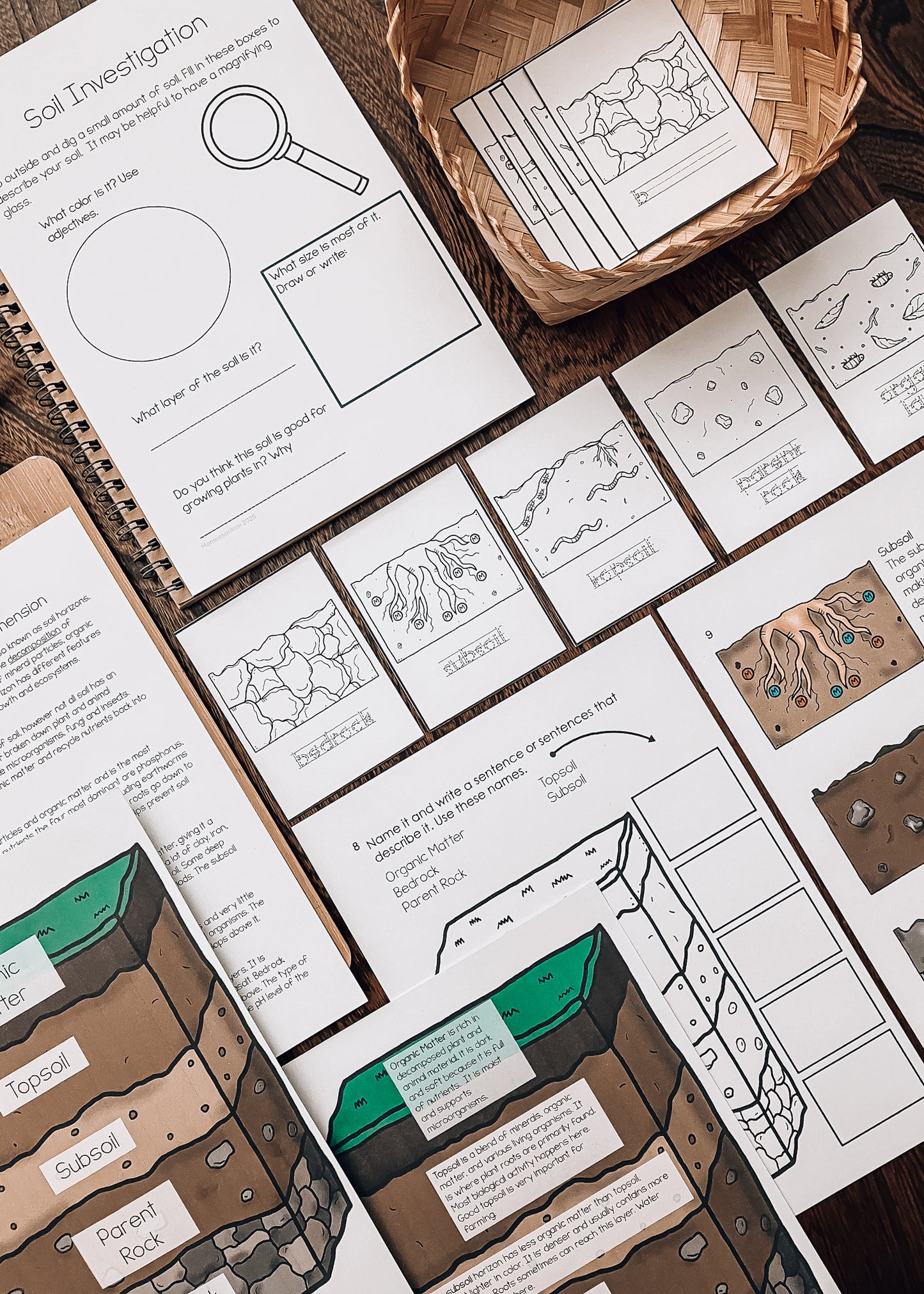 Soil Layers Montessori Unit | Lower Elementary | Hands-On Earth Science