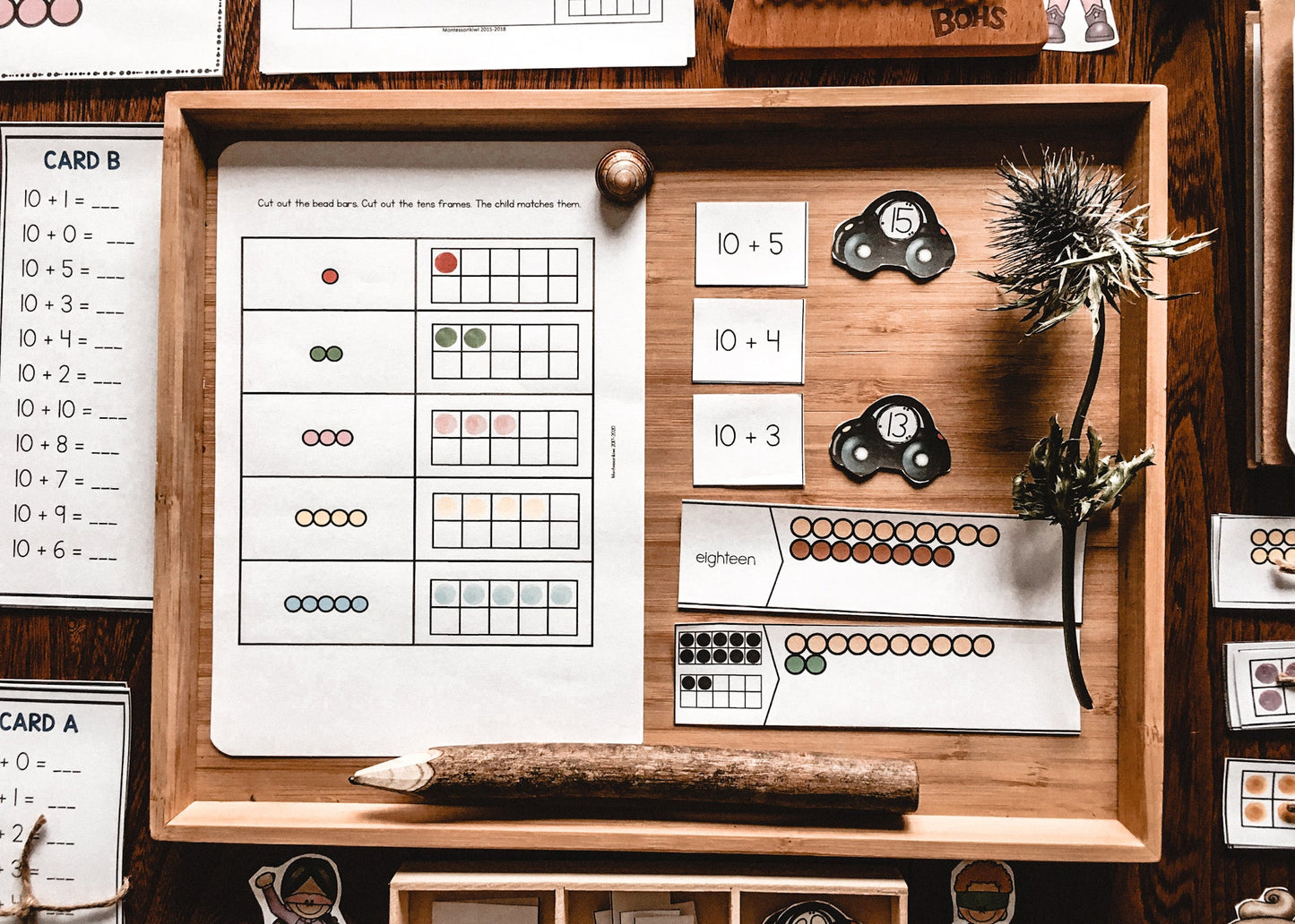 Montessori Teen Numbers  - subscription - montessorikiwi