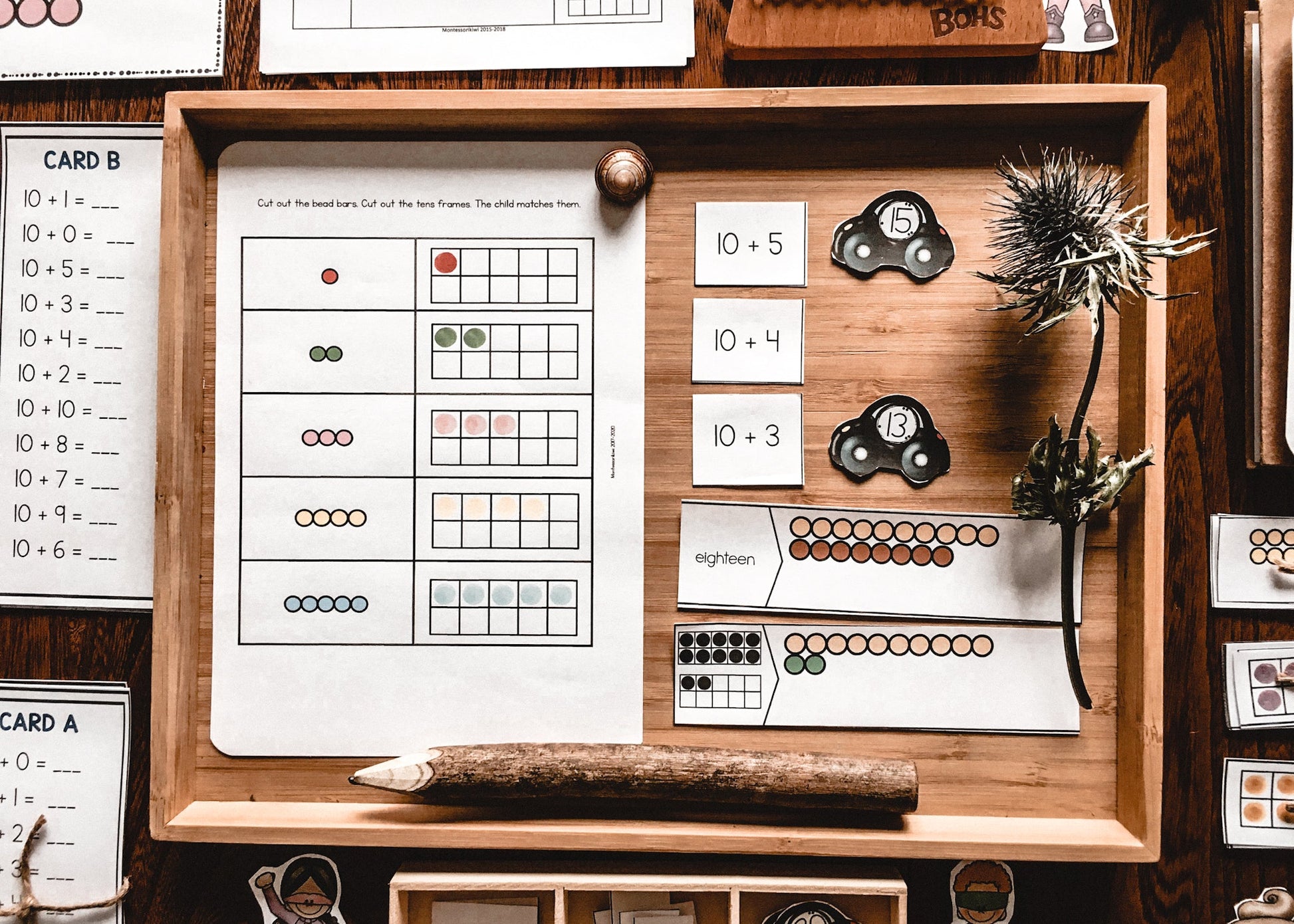 Montessori Teen Numbers  - subscription - montessorikiwi