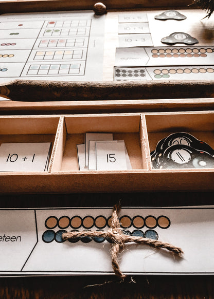 Montessori Teen Numbers  - subscription - montessorikiwi