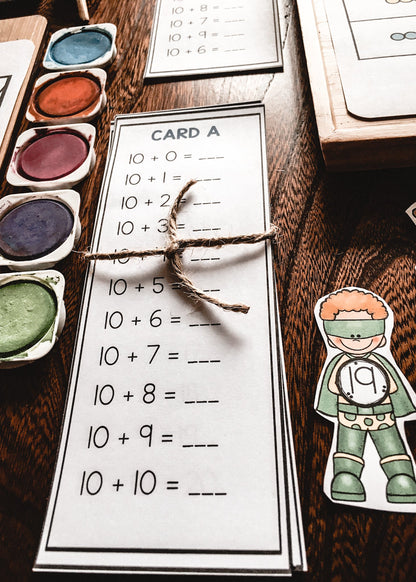 Montessori Teen Numbers  - subscription - montessorikiwi