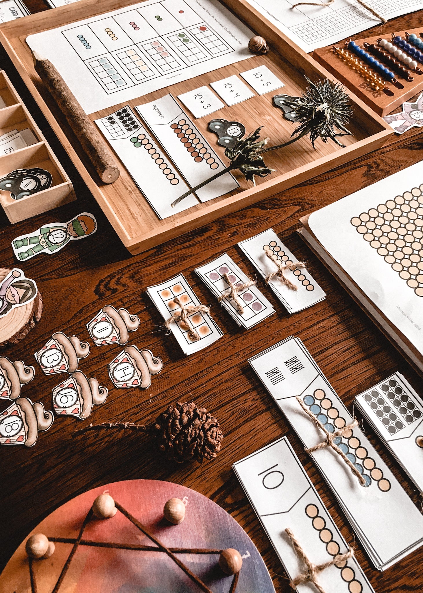 Montessori Teen Numbers  - subscription - montessorikiwi