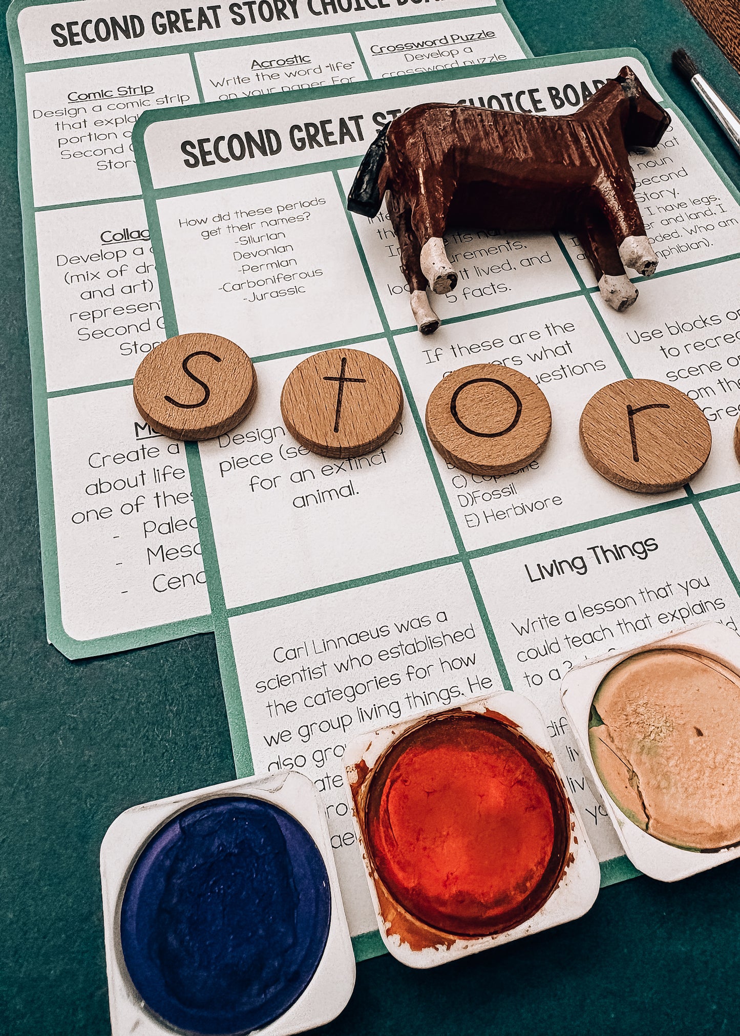 Second Great Story Choice Board | Montessori Cosmic Education Follow-Up Activities for Kids(cosmic)