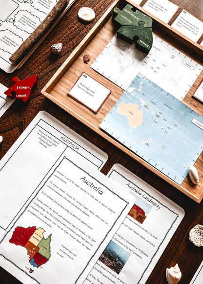 Introduction to Australia, Melanesia, Polynesia and Micronesia (Oceania) - montessorikiwi