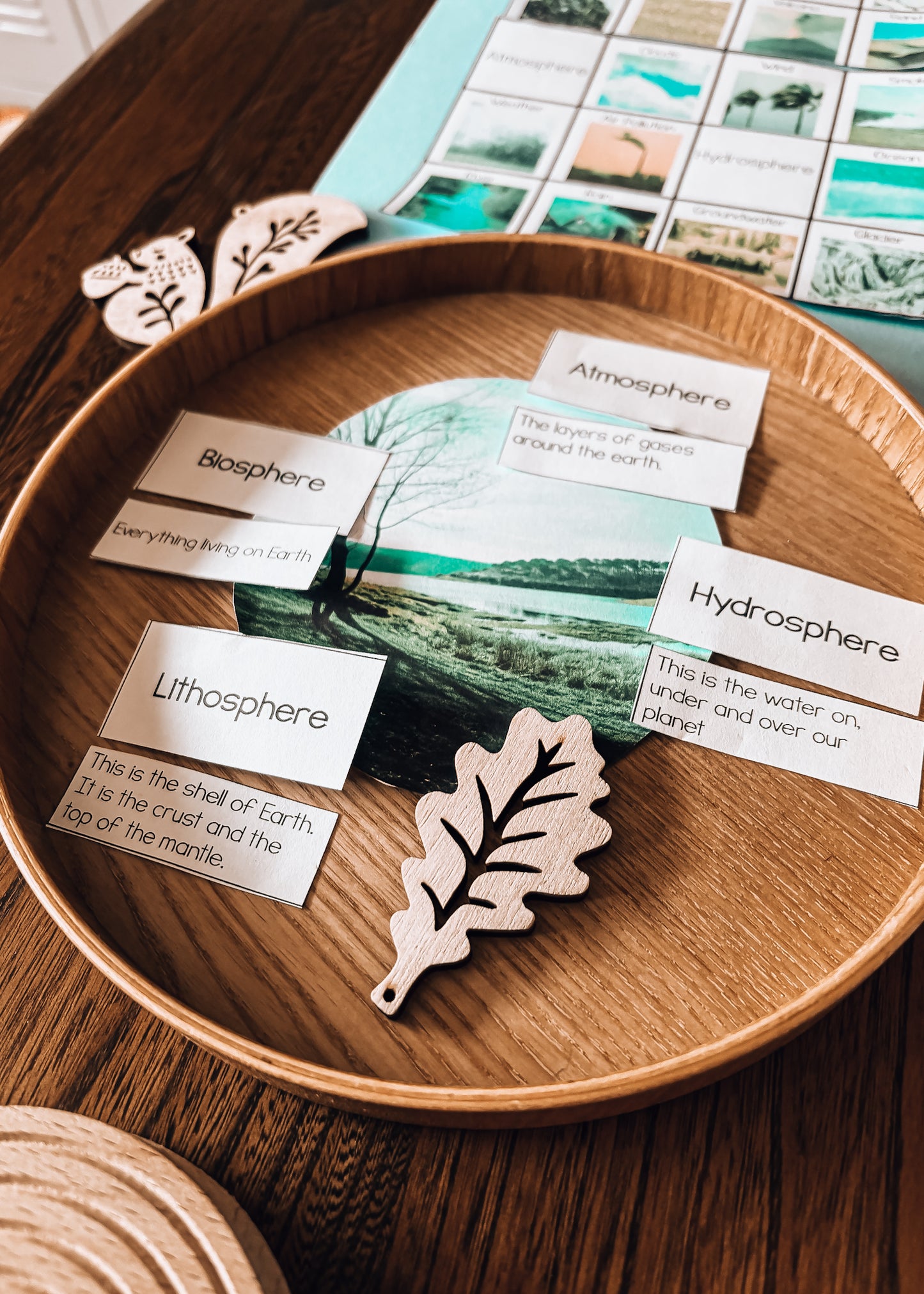 Montessori Spheres of the Earth Printable | Earth Systems & Cosmic Education  (cosmic)