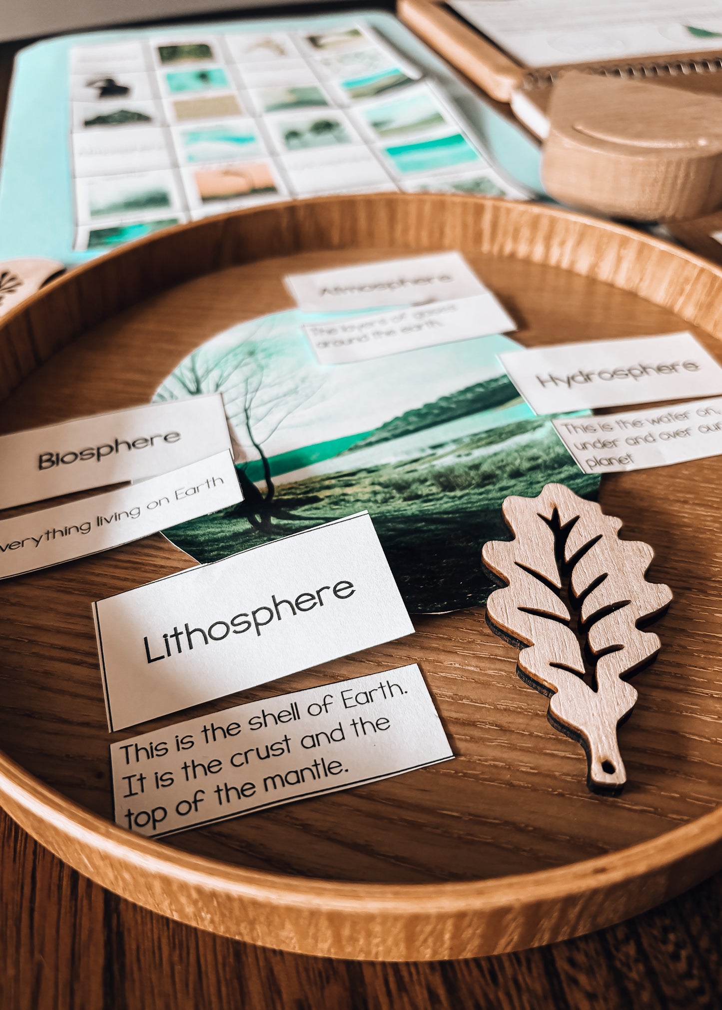 Montessori Spheres of the Earth Printable | Earth Systems & Cosmic Education  (cosmic)