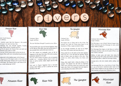 Rivers of the World - montessorikiwi