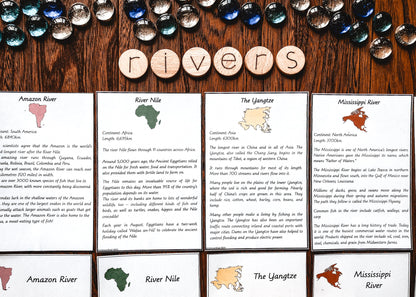 Rivers of the World - subscription - montessorikiwi
