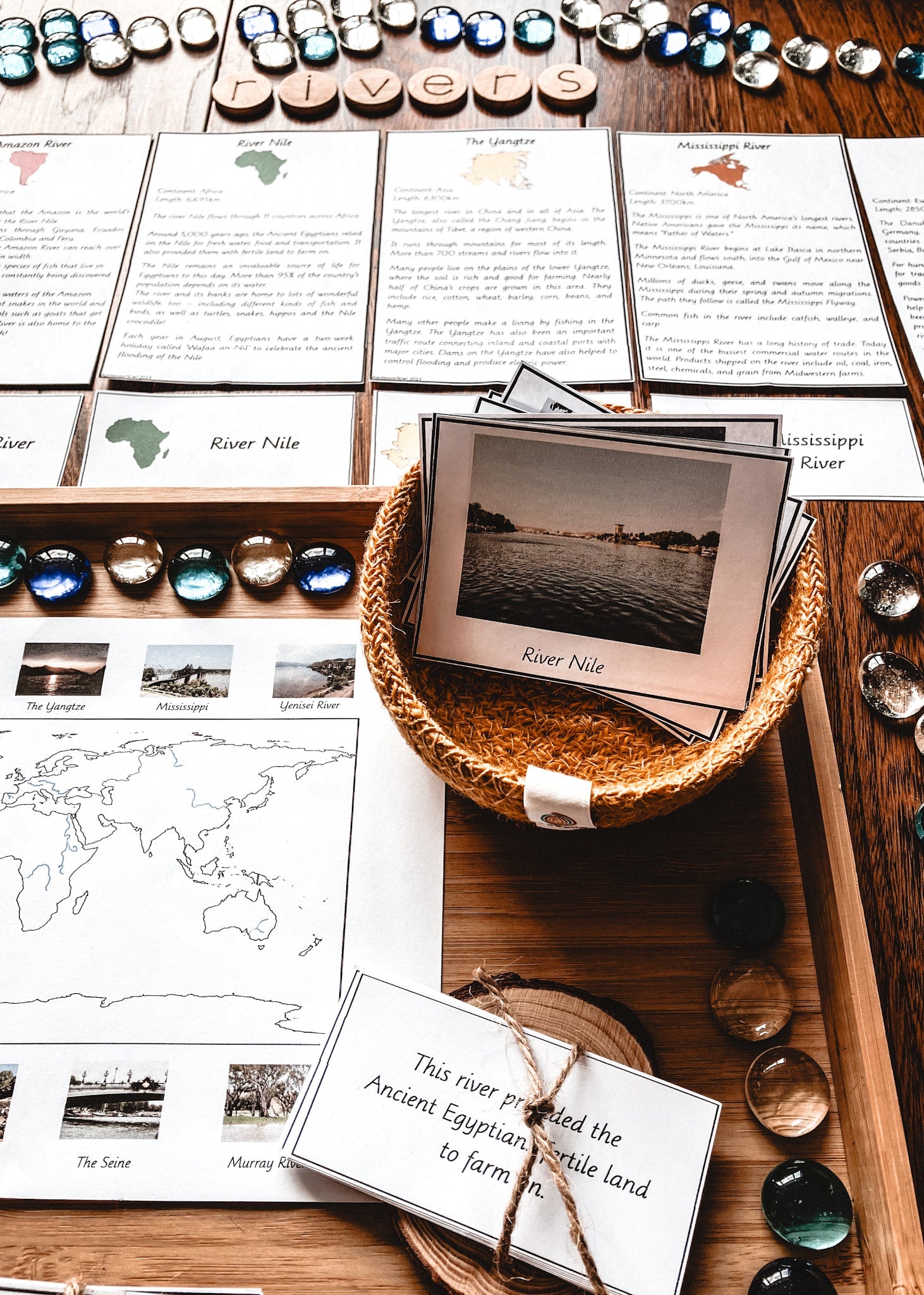 Rivers of the World - subscription - montessorikiwi