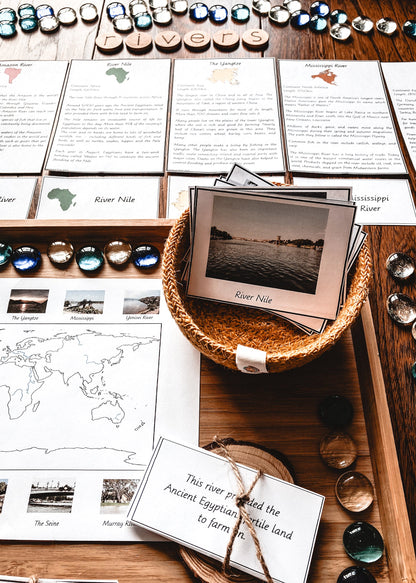 Rivers of the World - subscription - montessorikiwi