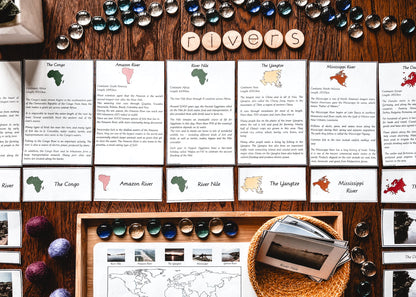 Rivers of the World - subscription - montessorikiwi