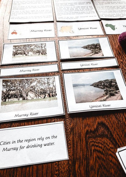 Rivers of the World - subscription - montessorikiwi